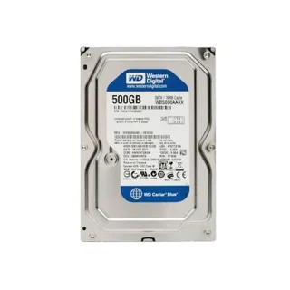 حافظه اچ دی دی اینترنال وسترن دیجیتال مدل آبی ظرفیت 500 گیگابایت استوک