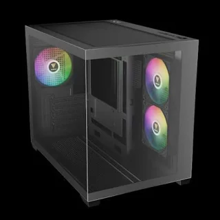 کیس کامپیوتر گیم دیاس Aura GC10M V2 ARGB Micro Tower مشکی